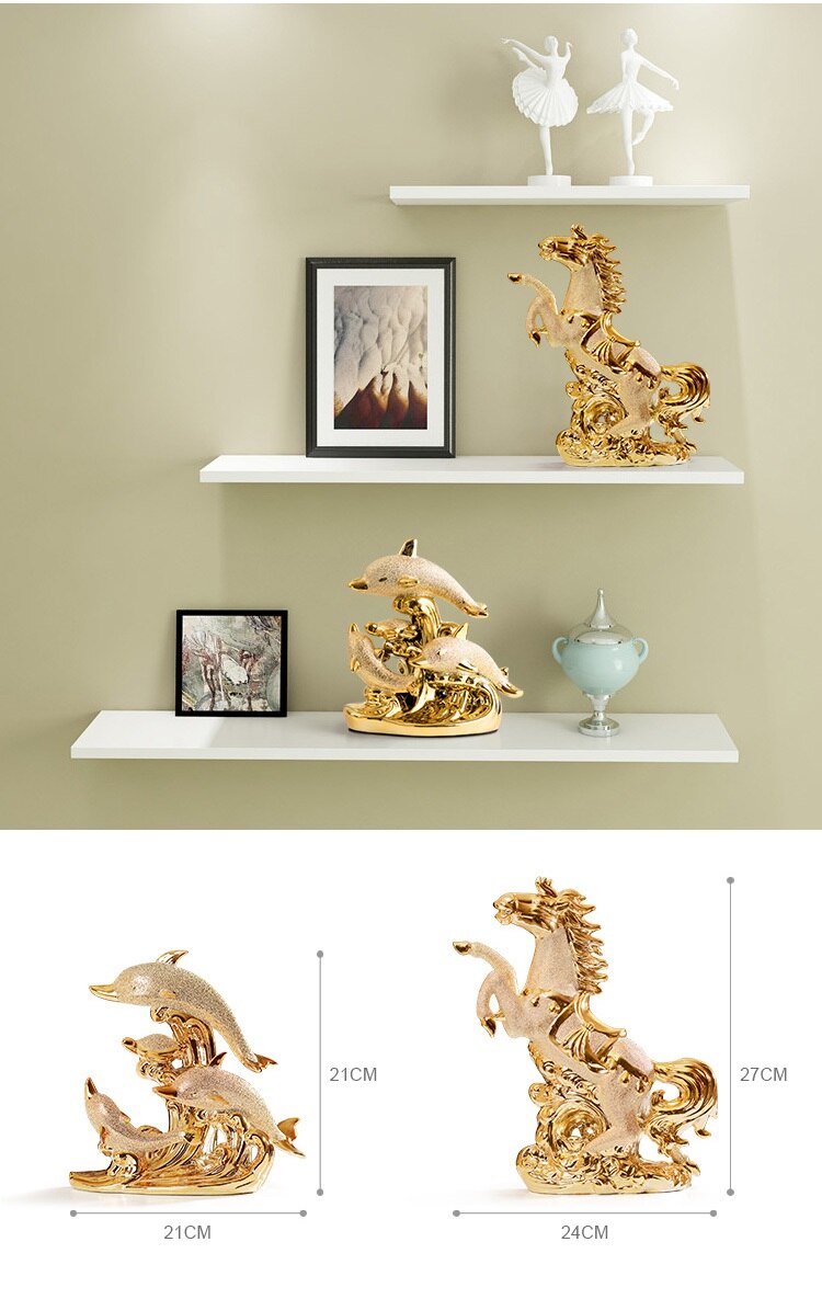 Golden Animal Theme Decorations