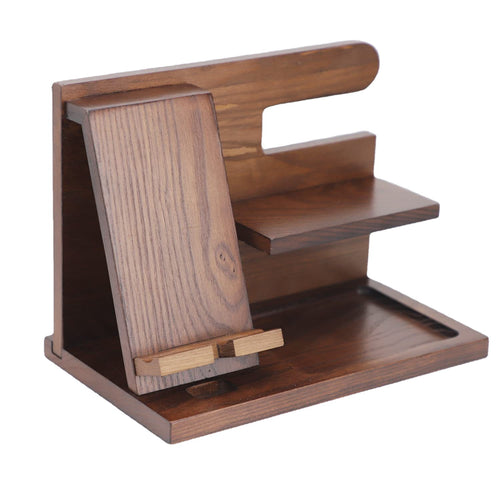 Pine Wood Desk Organizer