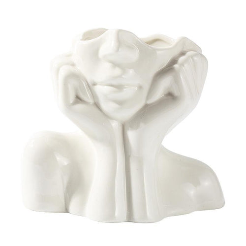 Ceramic Face Vases