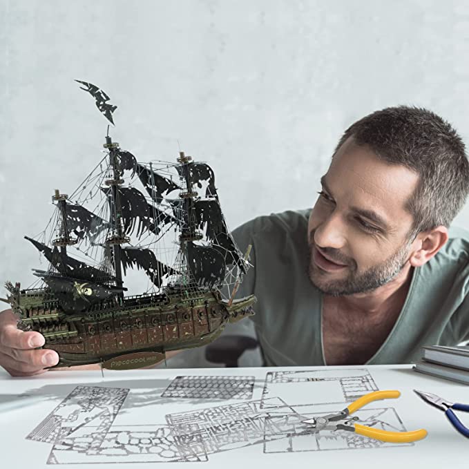 The Flying Dutchman Metal Building 3d Puzzle Boat Model
