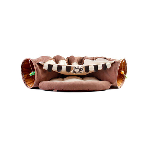 Foldable Cat Tunnel Bed