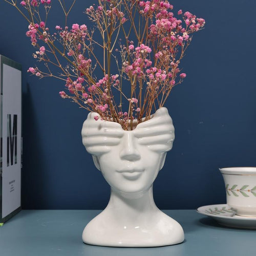 Ceramic Face Vases