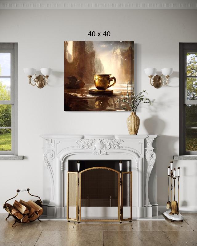 Golden Cup - Artwork by Laura Ramirez