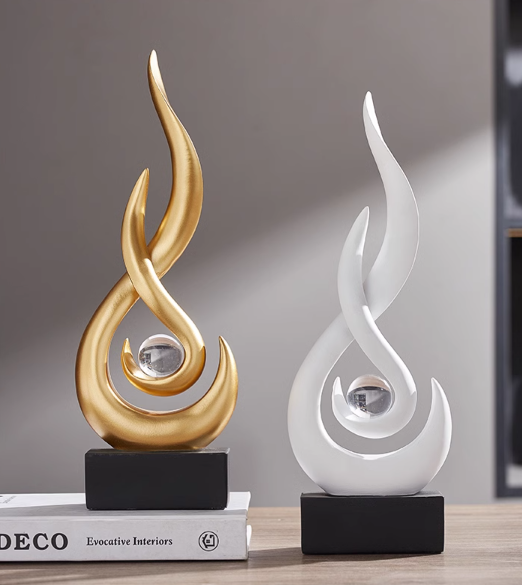 Abstract Shelf Decorations