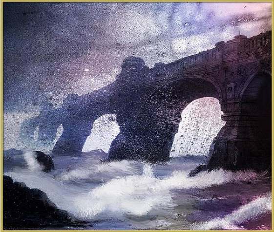 Obscured Bridge Painting - Artwork by Laura Ramirez