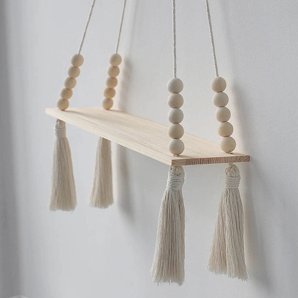 Hanging Wooden Shelves