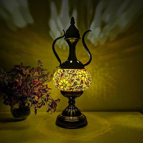 Mediterranean Style Art Deco Turkish Mosaic Table Lamp