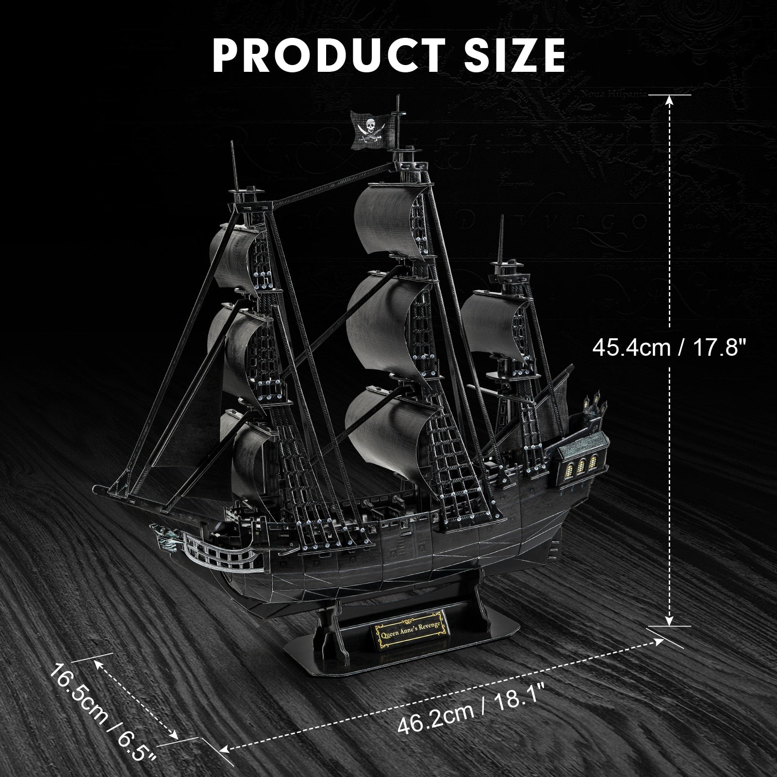 Queen Anne's Revenge 3D Puzzle
