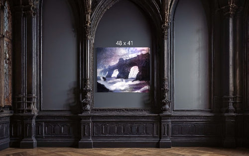 Obscured Bridge Painting