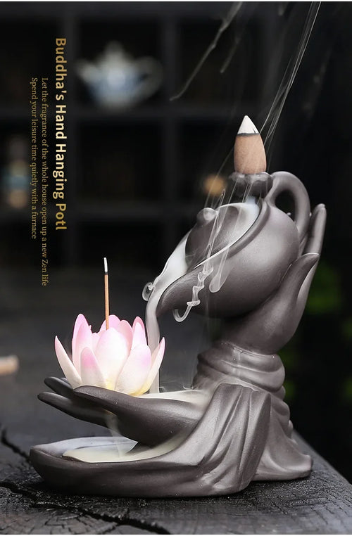 Zen Lotus Incense Burner