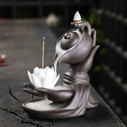 Zen Lotus Incense Burner