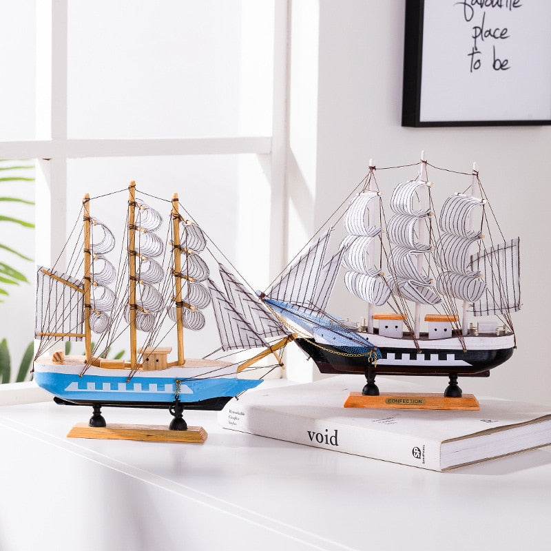 Wooden Boat Model