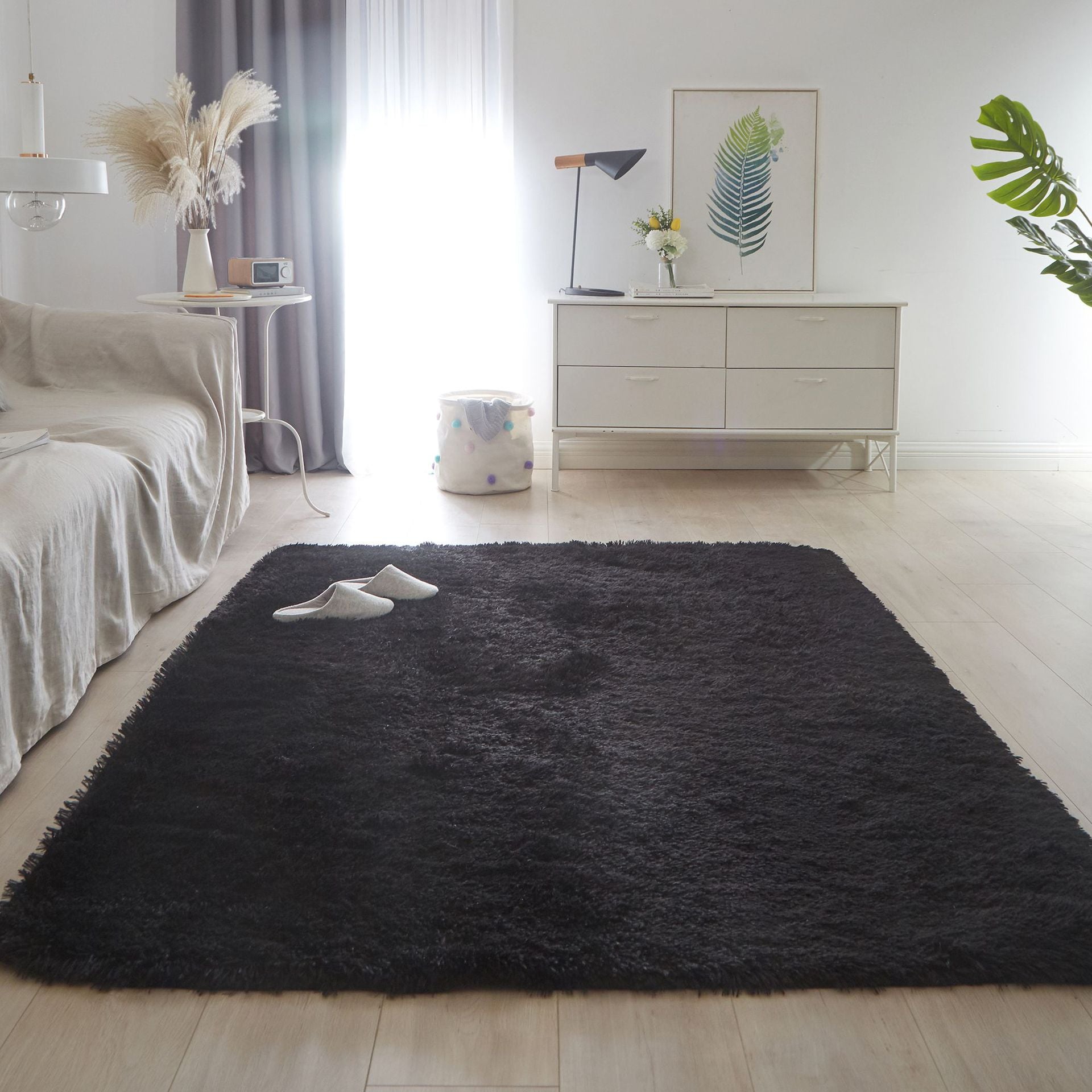 Furry Plush Non-Slip Carpet
