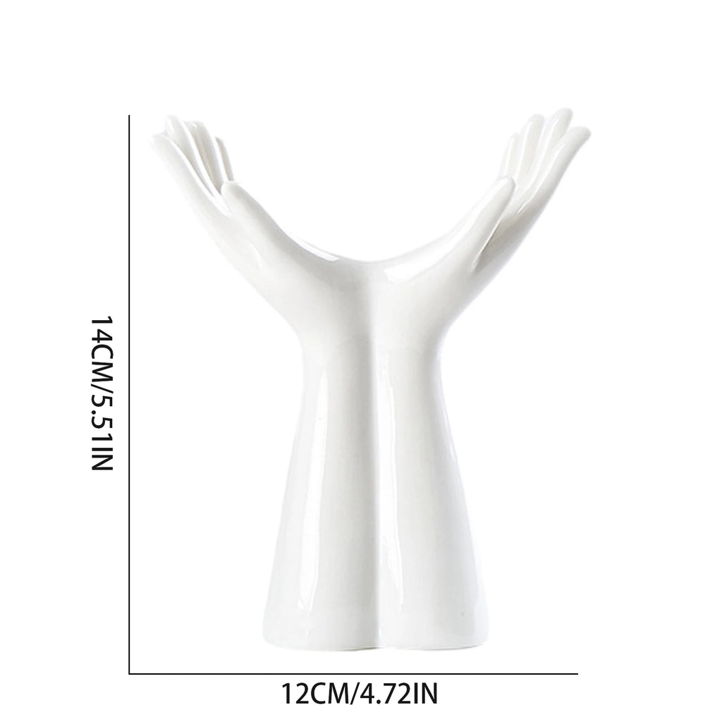 Hand Ceramics Vase Tabletop Ornament