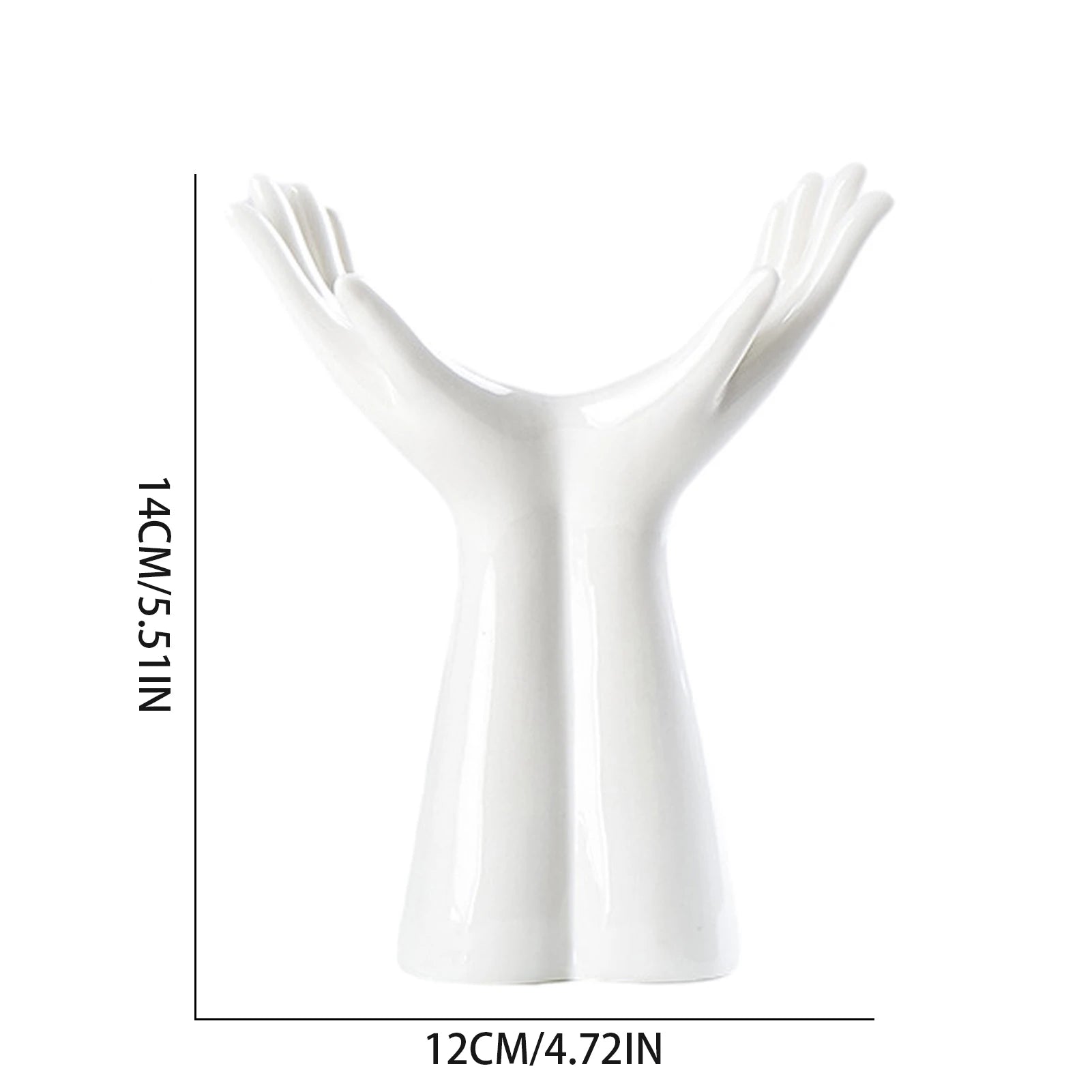 Hand Ceramics Vase Tabletop Ornament