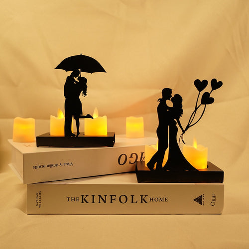 Romantic Couple Candle Holders