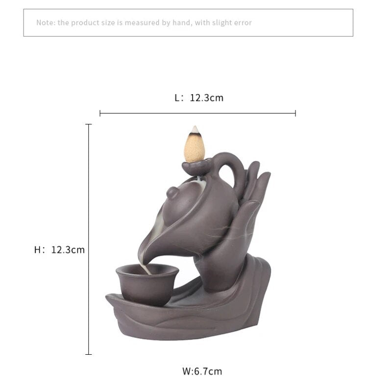 Teapot Backflow Incense Burner