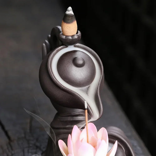 Zen Lotus Incense Burner