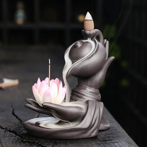 Zen Lotus Incense Burner