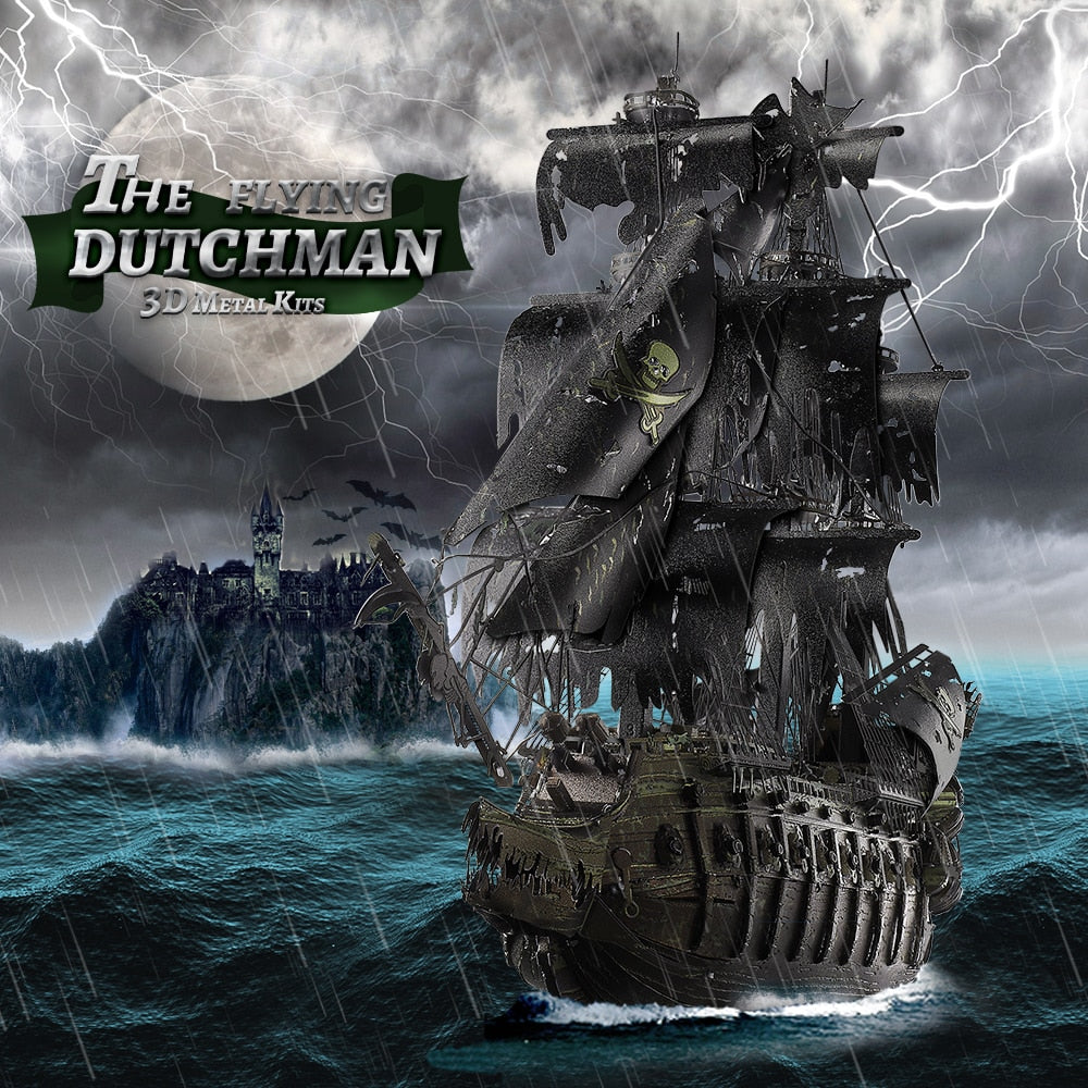 The Flying Dutchman Metal Building 3d Puzzle Boat Model