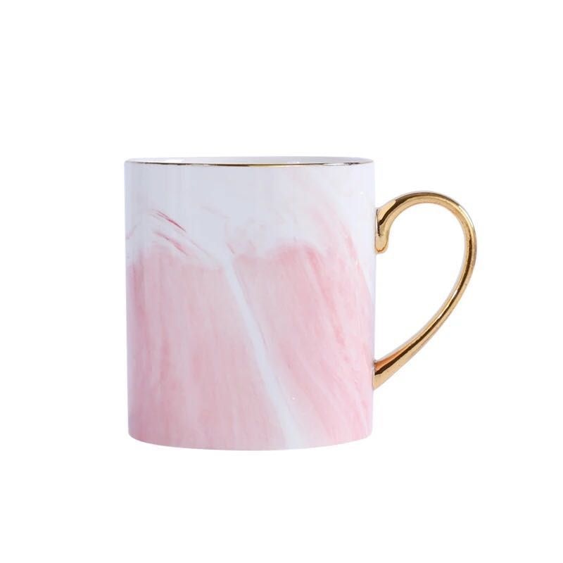 Marble Style Porcelain Coffee Mug