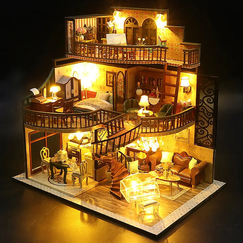 Wooden Doll House 3D Puzzle