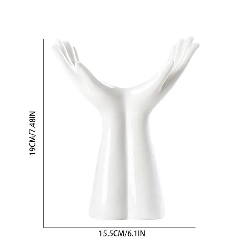 Hand Ceramics Vase Tabletop Ornament