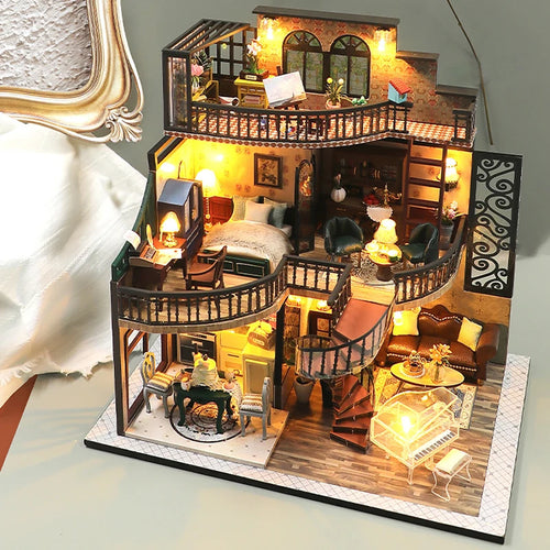 Wooden Doll House 3D Puzzle