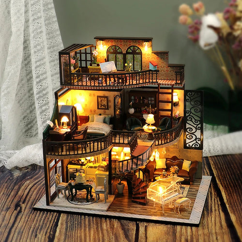 Wooden Doll House 3D Puzzle