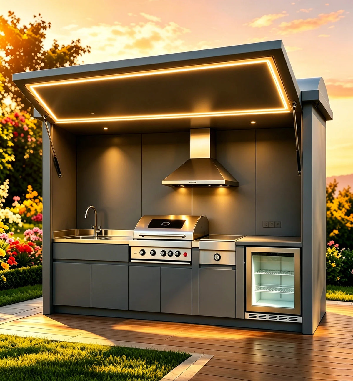 Rust Resistant Complete Outdoor Kitchen
