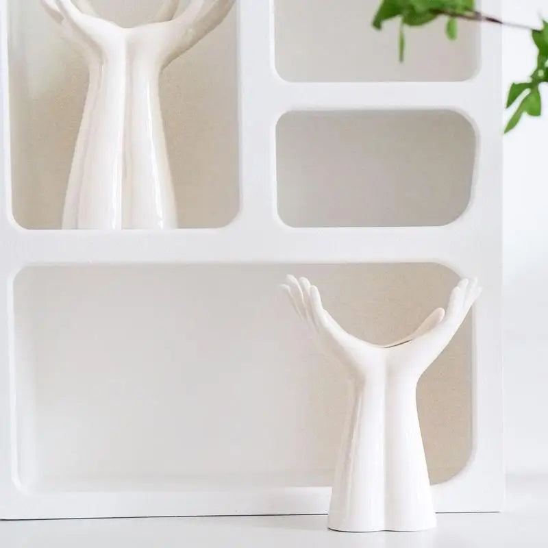 Hand Ceramics Vase Tabletop Ornament