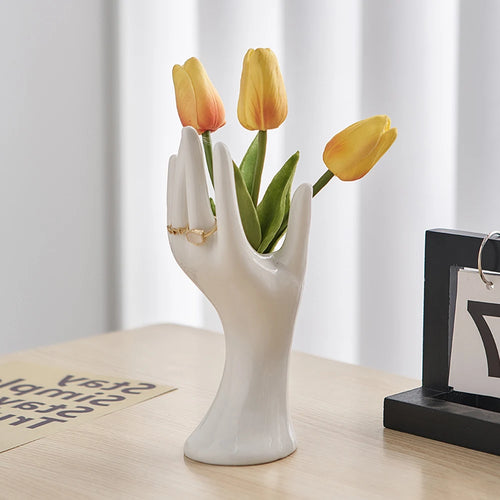 Ceramic Hand Vases