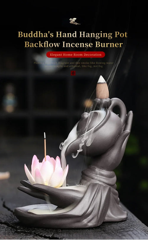 Zen Lotus Incense Burner