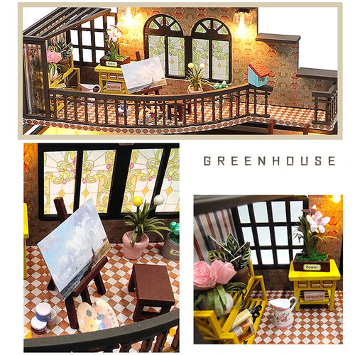 Wooden Doll House 3D Puzzle