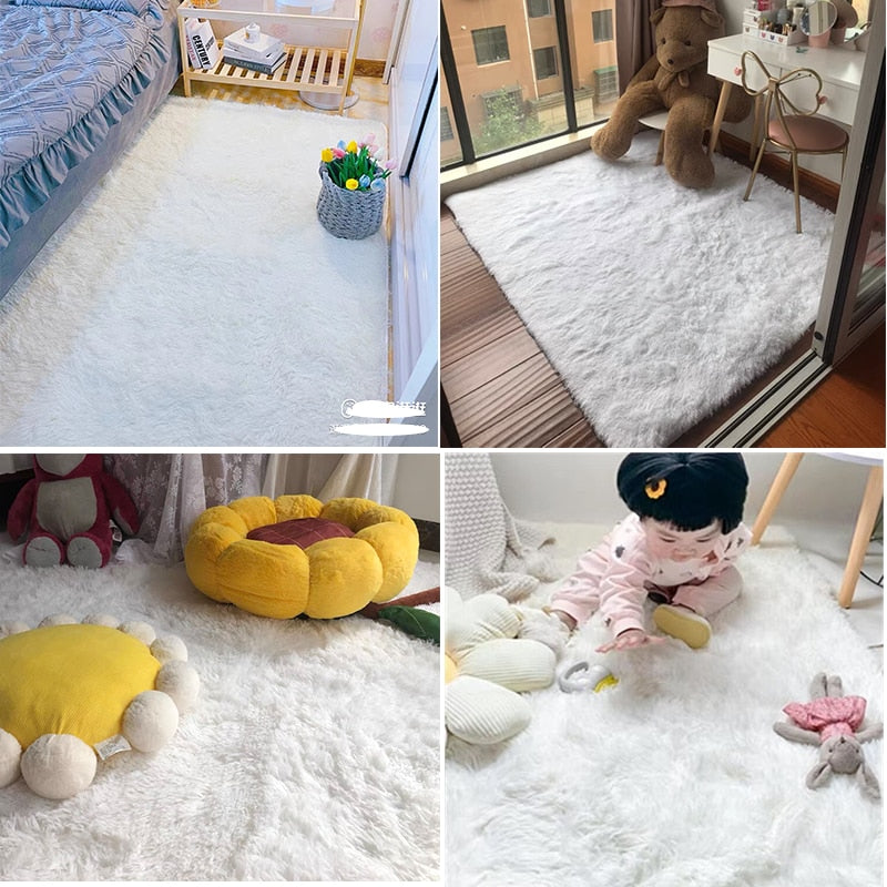 Furry Plush Non-Slip Carpet