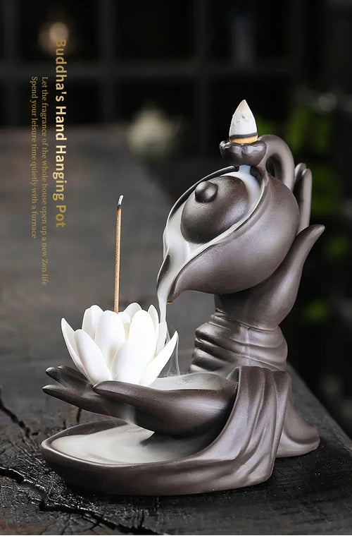 Zen Lotus Incense Burner