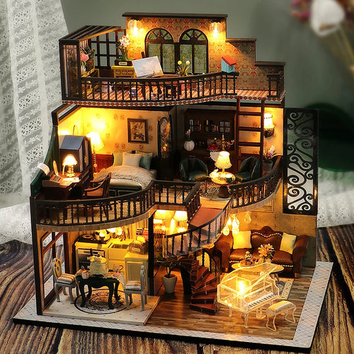 Wooden Doll House 3D Puzzle
