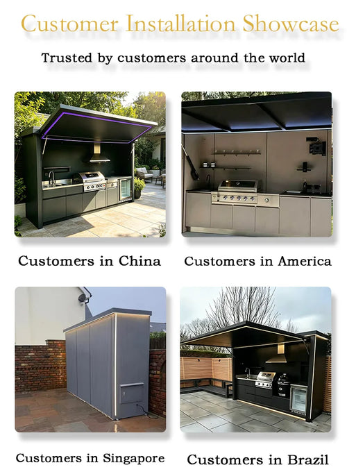 Rust Resistant Complete Outdoor Kitchen