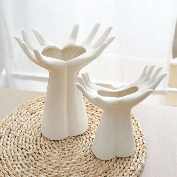 Hand Ceramics Vase Tabletop Ornament