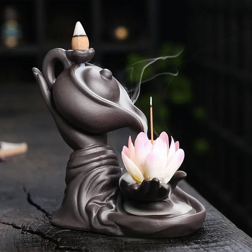 Zen Lotus Incense Burner