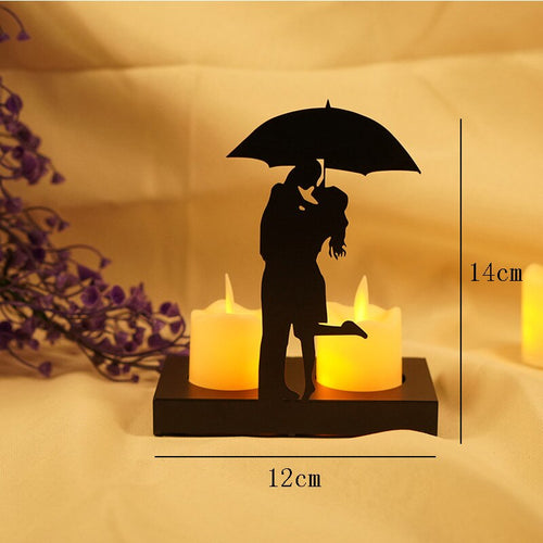 Romantic Couple Candle Holders