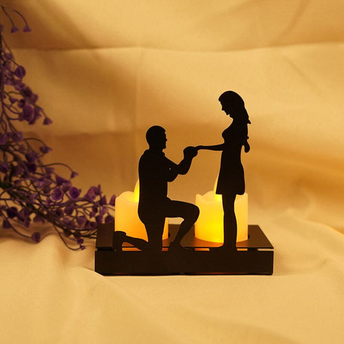 Romantic Couple Candle Holders