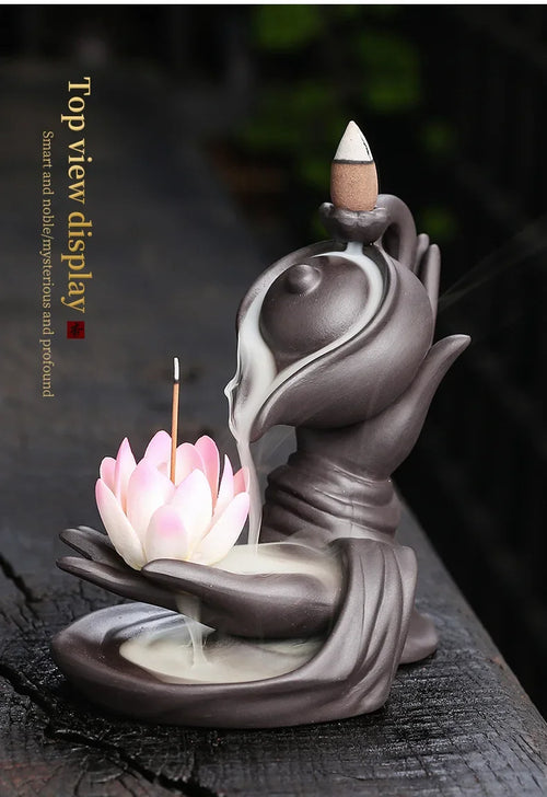 Zen Lotus Incense Burner