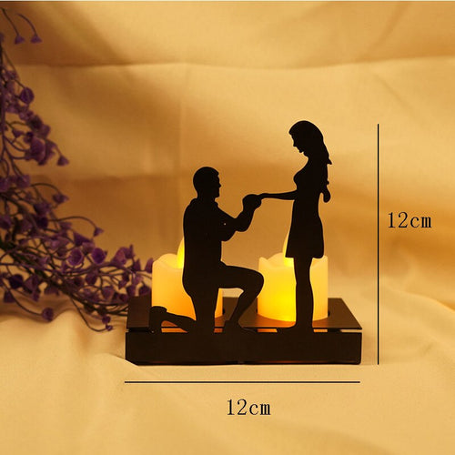 Romantic Couple Candle Holders
