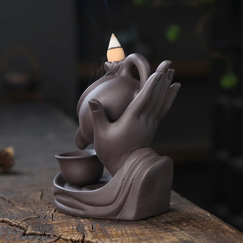 Teapot Backflow Incense Burner