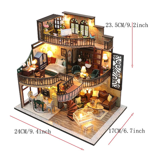 Wooden Doll House 3D Puzzle