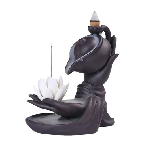 Zen Lotus Incense Burner