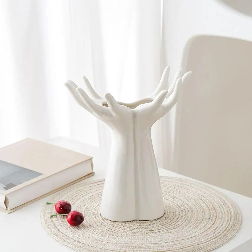Hand Ceramics Vase Tabletop Ornament