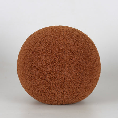 Round Wool Contemporary Couch Cushions