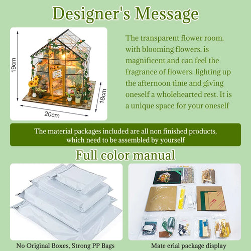 Mini 3D Puzzle Doll House Kit
